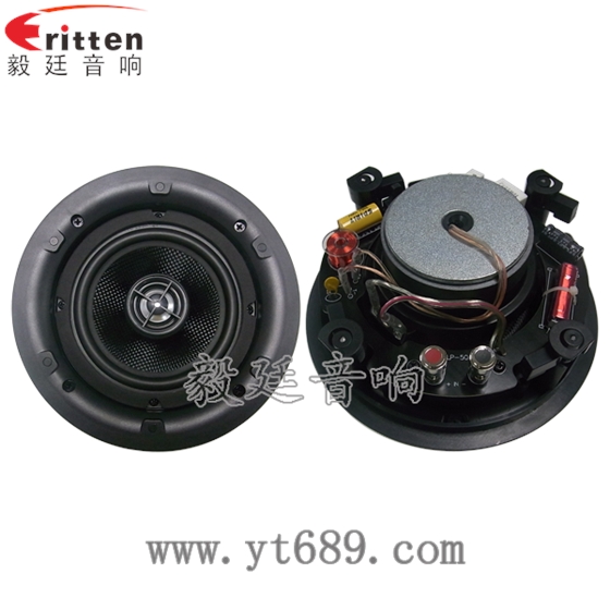 5.25寸天花扬声器正反面 8''中低音舞台音箱喇叭厂家正反面