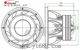 12寸大音箱喇叭成品图