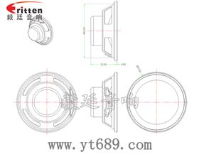 45mm2w8Ω全频喇叭成品图