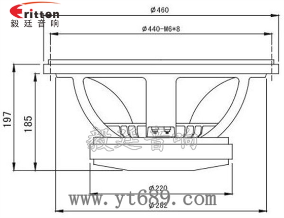 18寸舞台音箱喇叭成品图