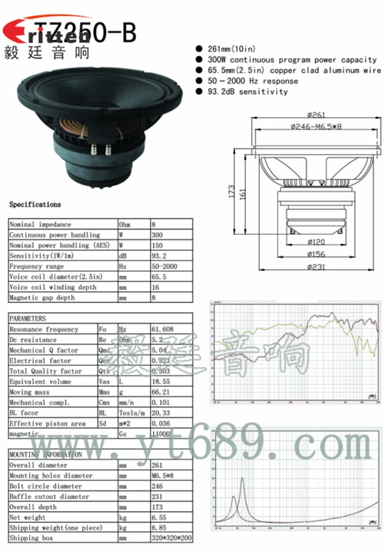 10寸pa喇叭厂家成品图