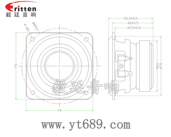 25芯10W全频喇叭成品图 4寸同轴汽车音响喇叭成品图