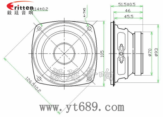 105mm8Ω20W中低音喇叭成品图 3寸20W全频HiFi音箱喇叭成品图
