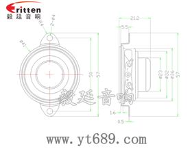 40mm16芯5瓦全频喇叭成品图 3瓦40mm外磁全频喇叭成品图