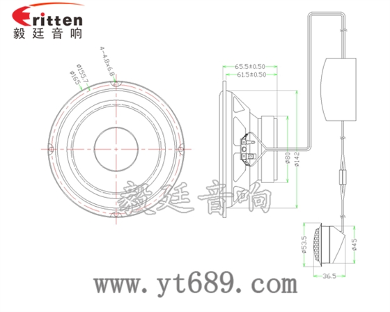 6.5寸25芯30瓦汽车音响全频喇叭成品图 2.5寸20芯15瓦全频喇叭成品图