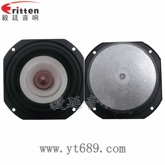 4寸25芯25瓦中音喇叭正反面 2.5寸5瓦全频喇叭正反面