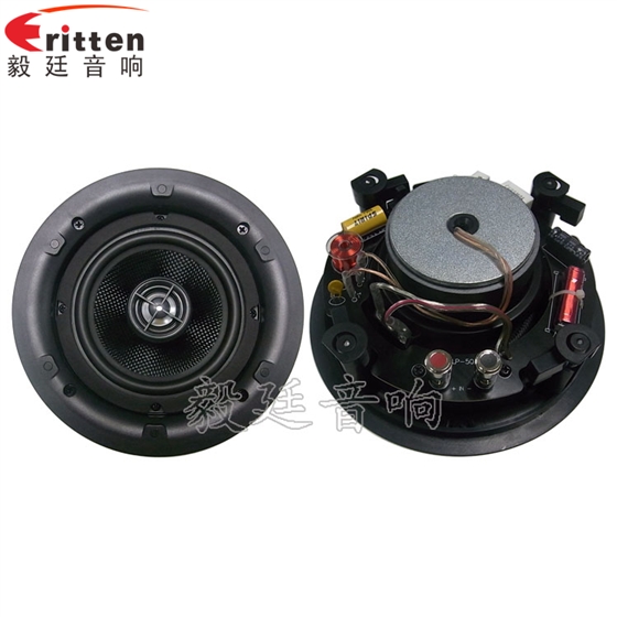 5.25寸天花扬声器正反面 8''中低音舞台音箱喇叭厂家正反面