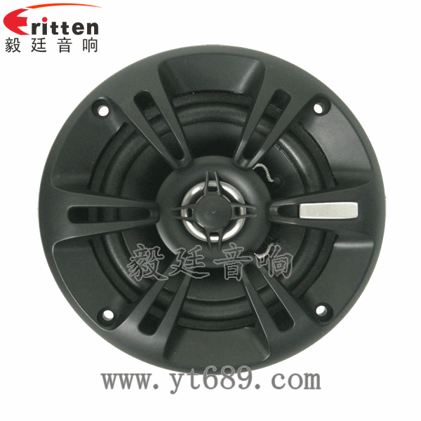 4寸同轴汽车音响喇叭正面图