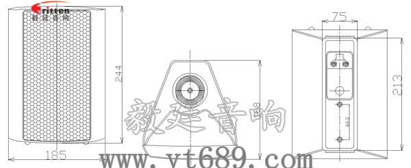 5.25寸2路全频音箱成品图 5.25寸2路全频音箱成品图