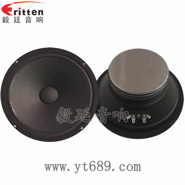 8寸60w汽车改装中音喇叭正反面 8''中低音舞台音箱喇叭厂家正反面