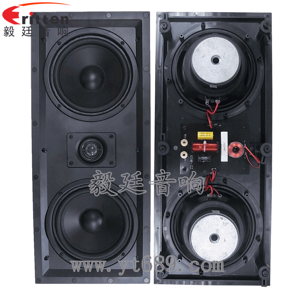 双低音6.5寸挂壁喇叭正反面 8''250w 重低音喇叭正反面