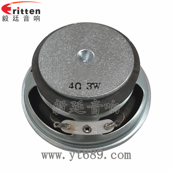 2.5寸4Ω10w喇叭--喇叭厂家反面图