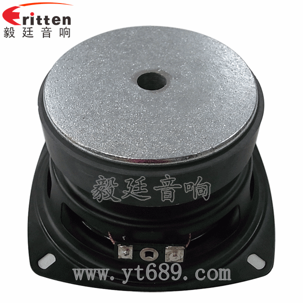 4寸10w全频多媒体音箱喇叭反面图