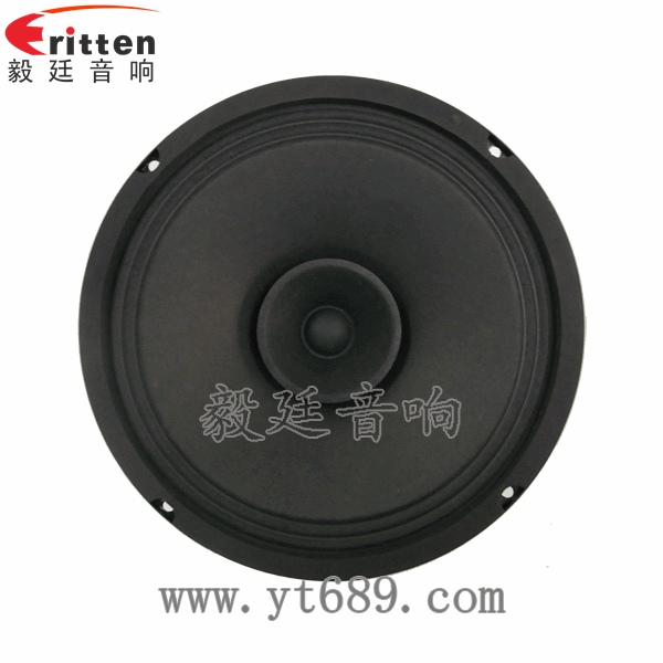 8''中低音舞台音箱喇叭厂家正面图