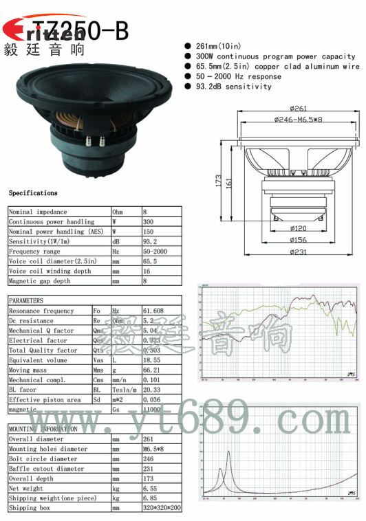 10寸pa喇叭厂家成品图
