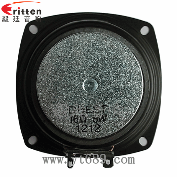 4寸同轴汽车音响喇叭反面图