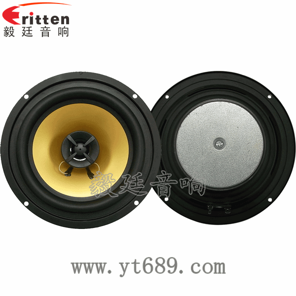 6.5寸30W汽车音响全频同轴喇叭正反面 8''中低音舞台音箱喇叭厂家正反面