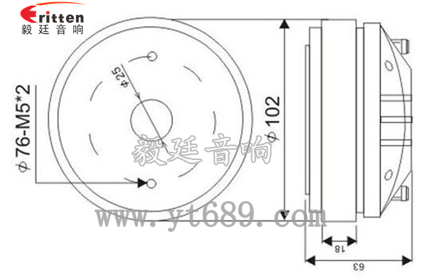 4寸44芯50瓦舞台音箱高音喇叭成品图 1.38寸40瓦舞台音箱全频喇叭成品图