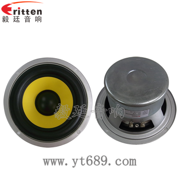 5.25寸35wHiFi音箱中低音喇叭正反面