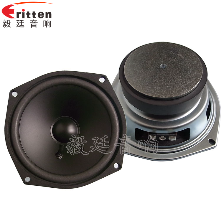 5.25寸25W多媒体中低音喇叭正反面 5.25寸25W多媒体中低音喇叭正反面