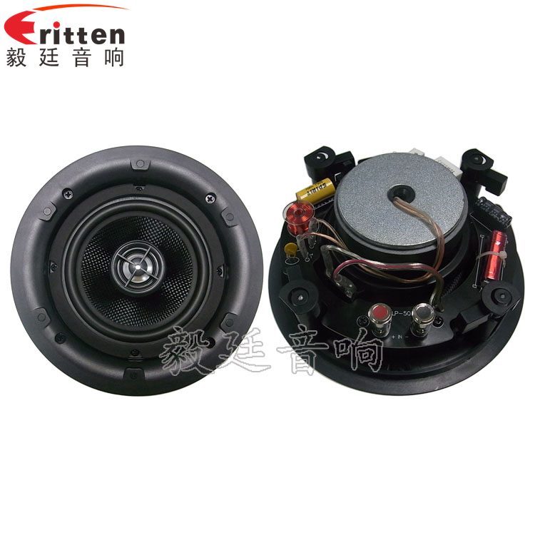 5.25寸天花扬声器正反面 8''中低音舞台音箱喇叭厂家正反面