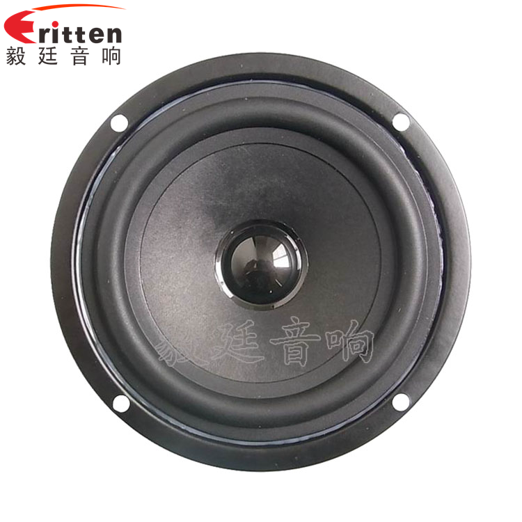 4寸同轴汽车音响喇叭正面图