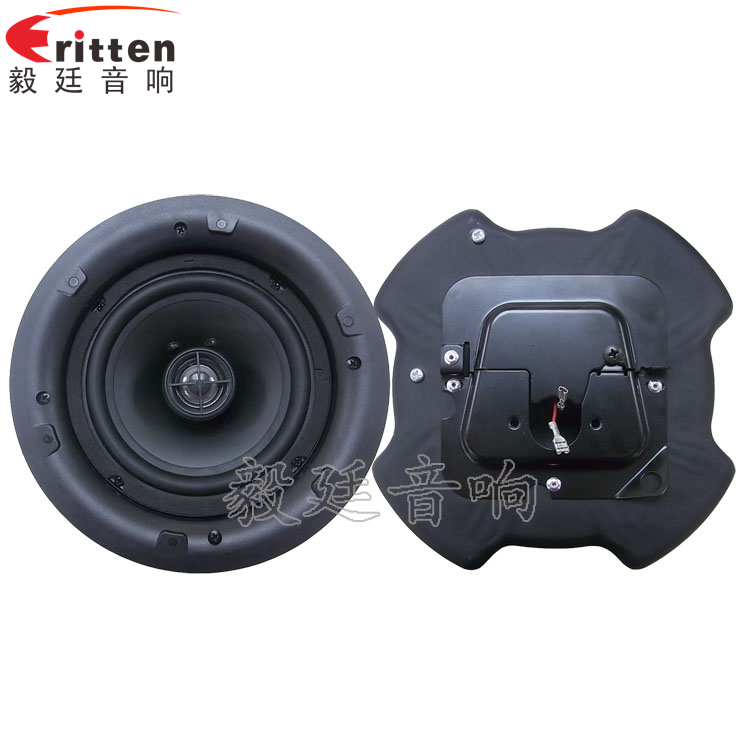 6.5寸圆筒天花吸顶式喇叭正反面 8''250w 重低音喇叭正反面