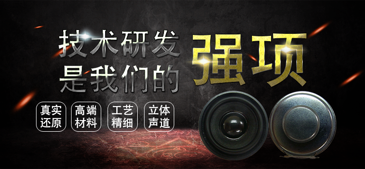 40mm圆形纸盆3.6Ω稀土高强磁13芯蓝牙音箱喇叭 40mm圆形纸盆3.6Ω稀土高强磁13芯蓝牙音箱喇叭