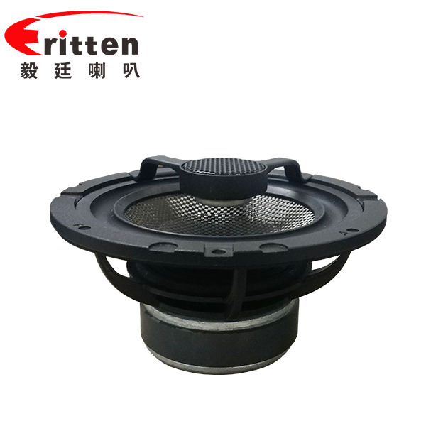 6.5寸碳纤盆/橡胶边100w高端汽车同轴喇叭 6.5寸碳纤盆/橡胶边100w高端汽车同轴喇叭