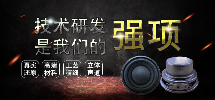1.8寸(45mm)全频芯内磁喇叭 1.8寸(45mm)全频芯内磁喇叭
