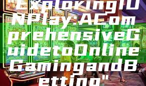 "Exploring IDN Play: A Comprehensive Guide to Online Gaming and Betting"